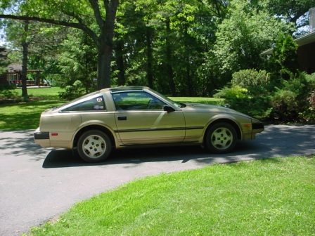 1985 nissan 300zx gold